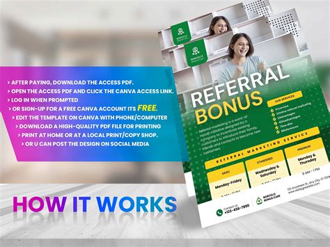 referral bonus flyer|Referral Bonus Flyer Images .